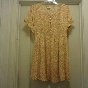 MUSTARD BOHO & FLOWERS BUY TOGETHER COUNTRY DRESS M/L